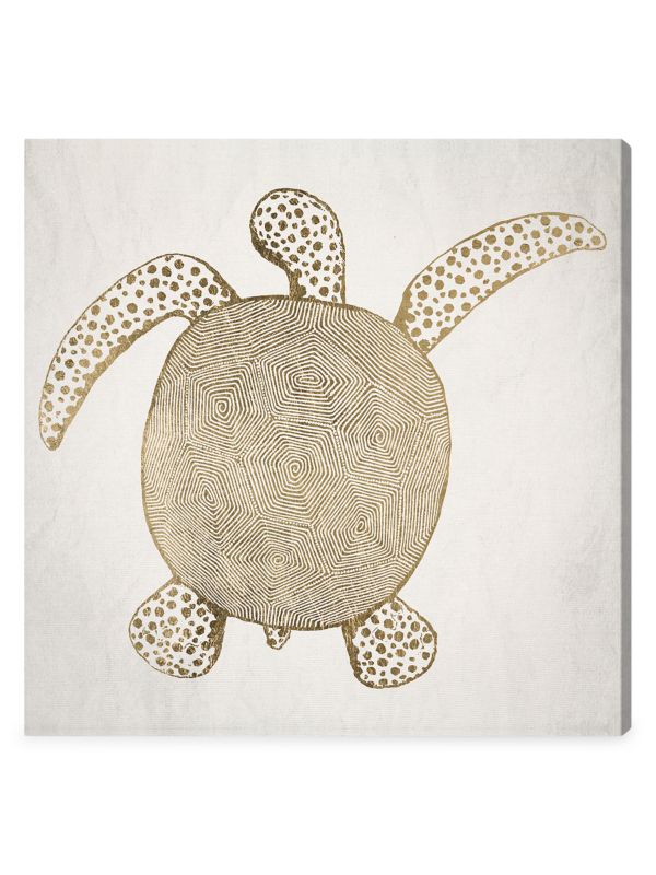 Oliver Gal Turtle Canvas Wall Art Canvas Print